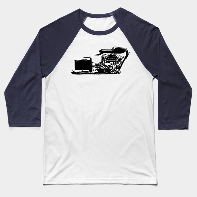 CafeRacer Baseball T-Shirt by the_vtwins